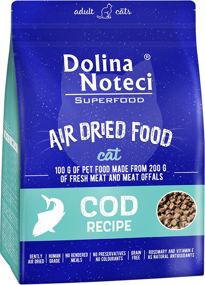 Dolina Noteci Superfood Feline Kabeljau - Sparpaket: 2 x 1 kg