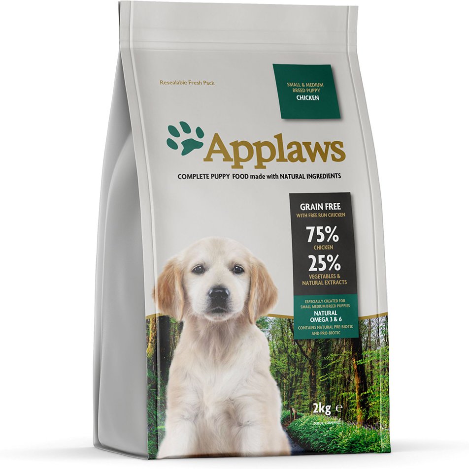 Applaws Puppy Huhn Kleine & Mittelgroße Rassen - Sparpaket: 2 x 2 kg