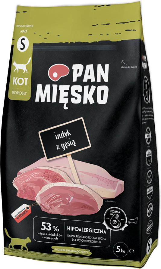 Pan Mięsko Cat Truthahn mit Gans Small - 5 kg