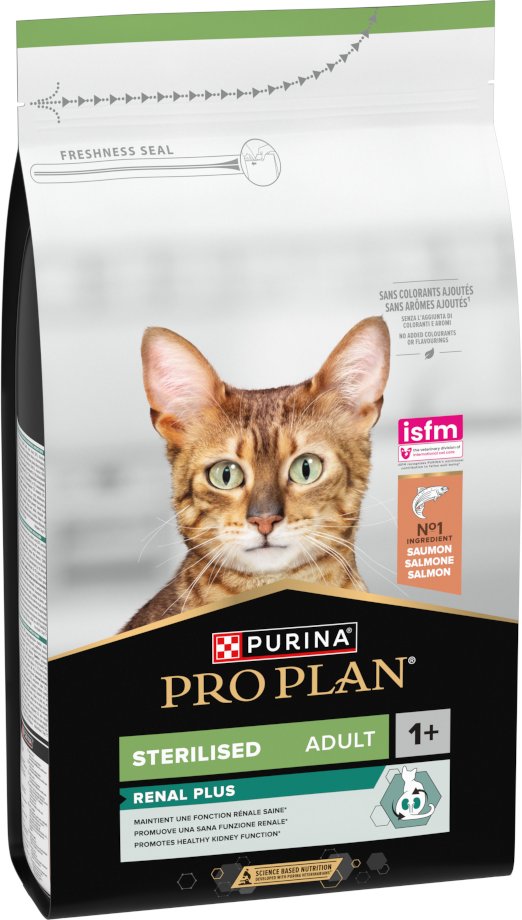 PURINA PRO PLAN Sterilised Adult Renal Plus Lachs - Sparpaket: 4 x 1,5 kg