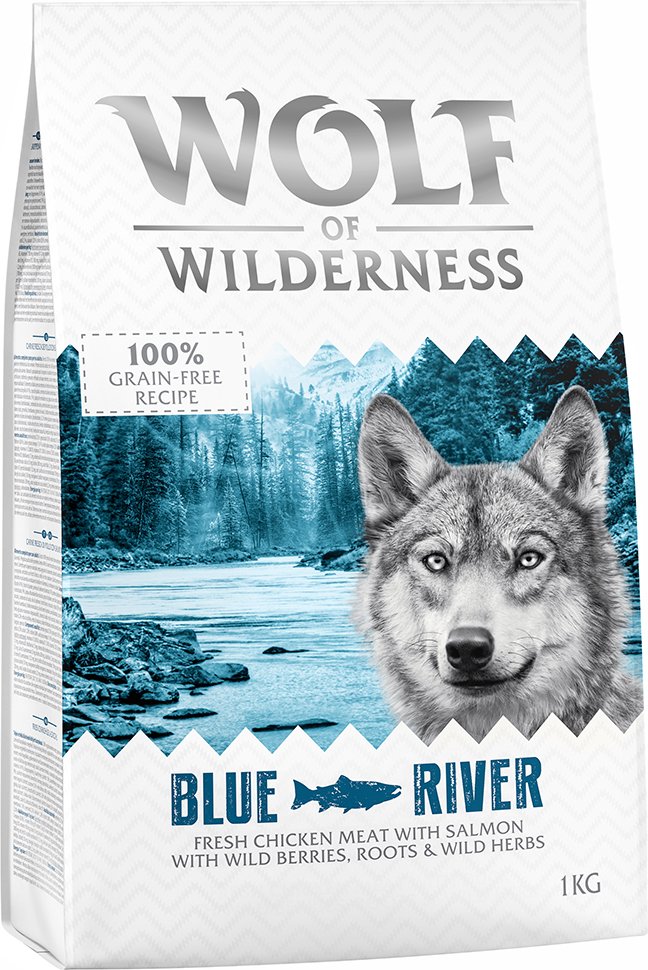 Wolf of Wilderness Adult "Blue River" Lachs - getreidefrei - 1 kg