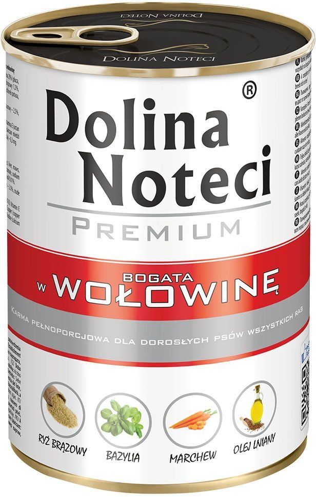 Thumbnail - Mixpaket Dolina Noteci Premium 24 x 400 g - Mix (Lamm, Rind, Pute & Ente)