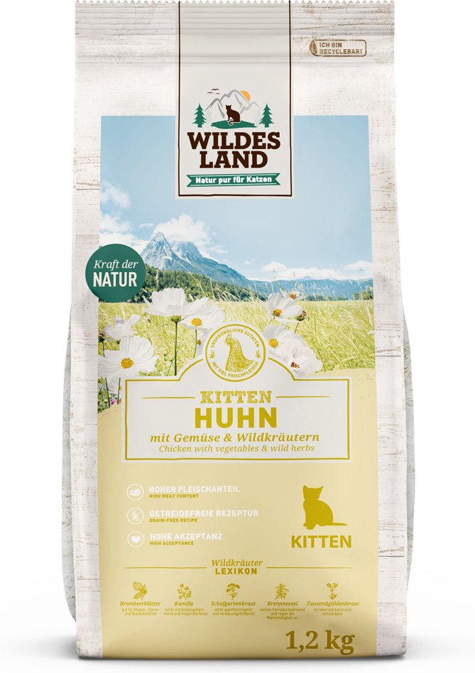 Wildes Land Kitten Huhn - 1,2 kg
