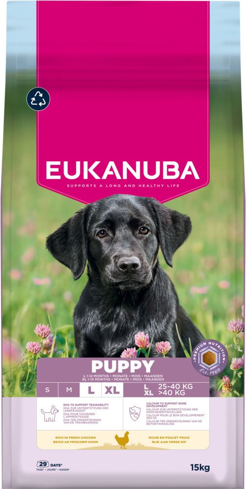 Eukanuba Premium Nutrition Puppy Large & Giant Breed Huhn - Sparpaket: 2 x 15 kg