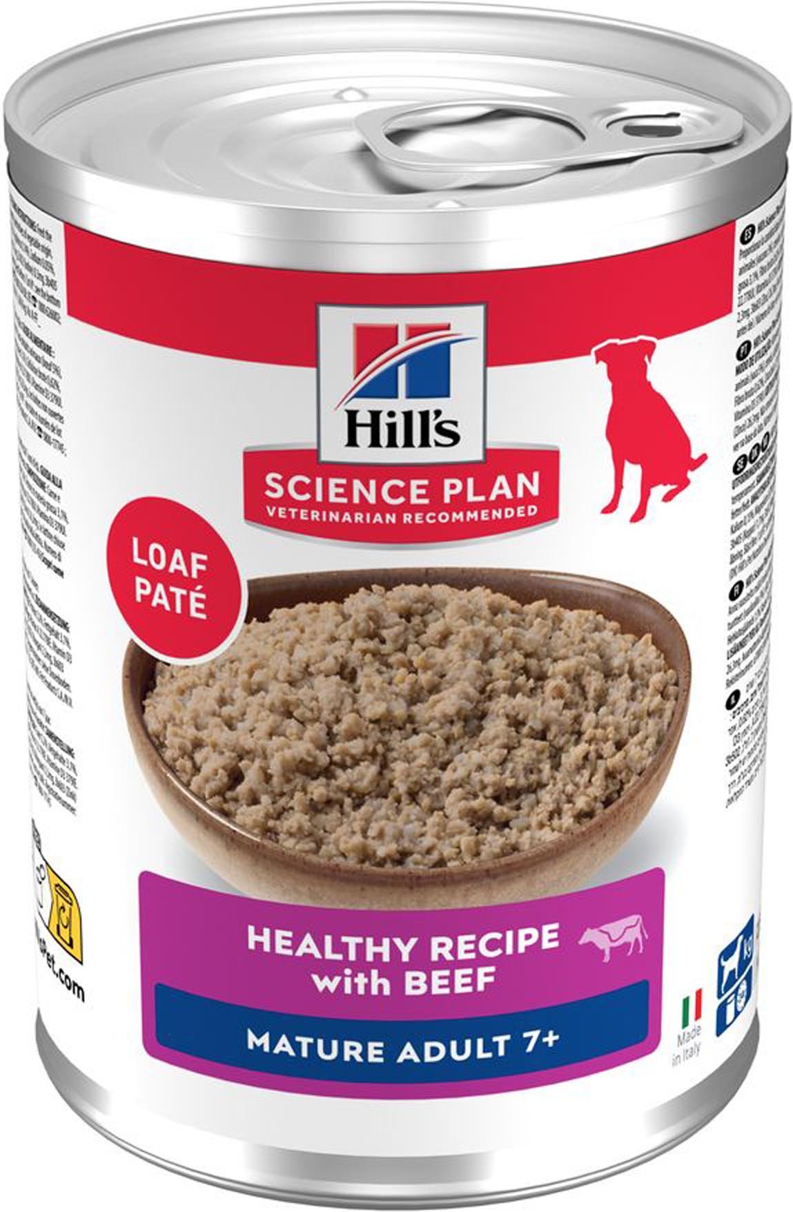 Hill's Science Plan Mature Adult 7+ - mit Rind (24 x 370 g)