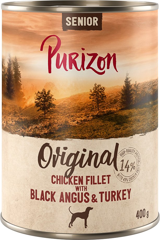 Purizon Senior Hühnerfilet mit Black-Angus - 6 x 400 g