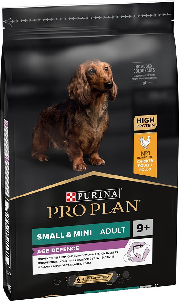 PURINA PRO PLAN Small & Mini Adult 9+ Age Defence - Sparpaket: 2 x 7 kg