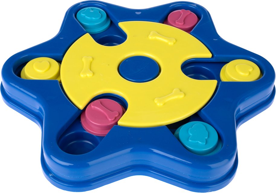 zooplus Basics Sechseckiges Puzzlespielzeug - Ø 25,5 x H 3 cm