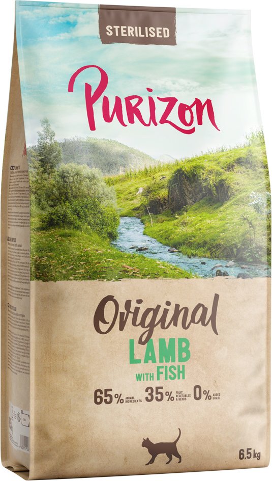 Purizon Sterilised Adult Lamm mit Fisch - getreidefrei - NEU: Sparpaket 2 x 6,5 kg