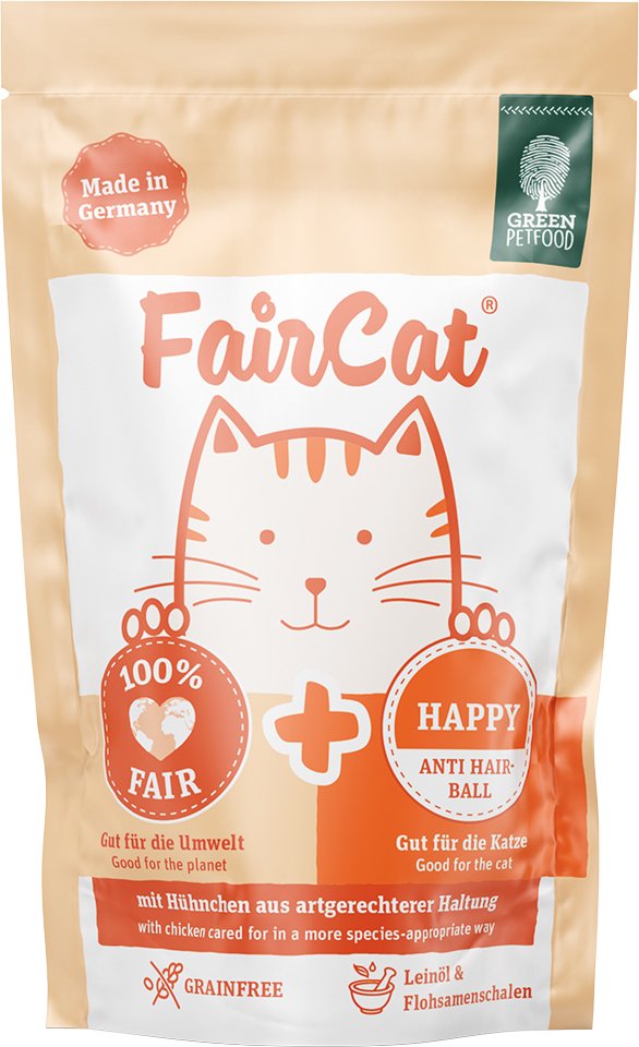 FairCat Nassfutterbeutel - Happy (8 x 85 g)