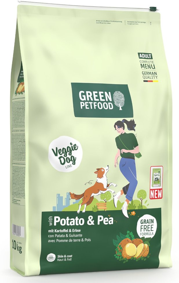 Green Petfood VeggieDog Grainfree Kartoffel & Erbse - 10 kg