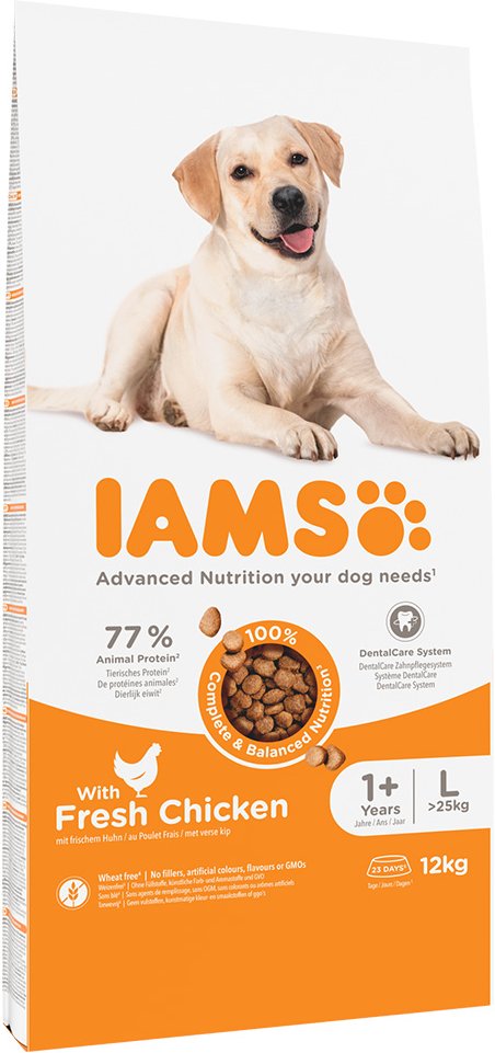 IAMS Advanced Nutrition Adult Large Dog mit Huhn - 12 kg