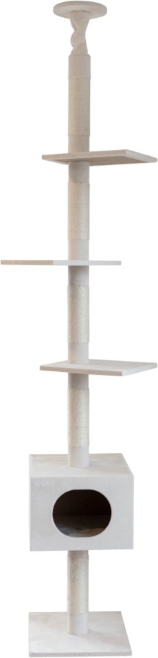 Kerbl Pet Kratzbaum Ferdi, weiß - weiß