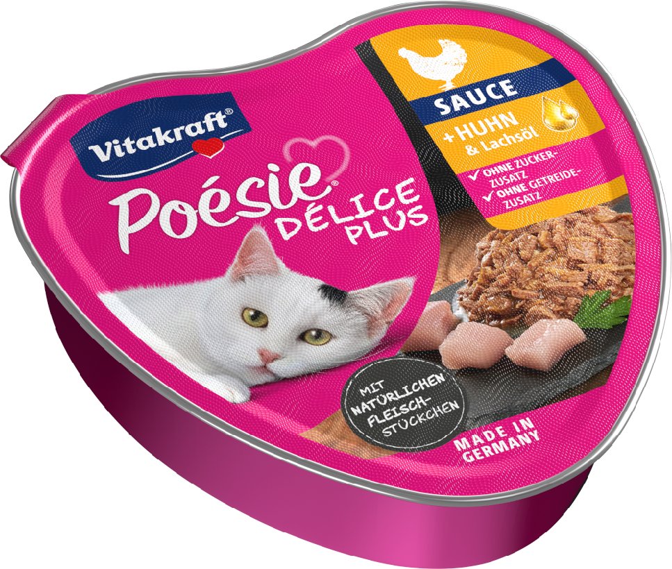 Vitakraft Poésie Délice Plus 15 x 85 g - Huhn