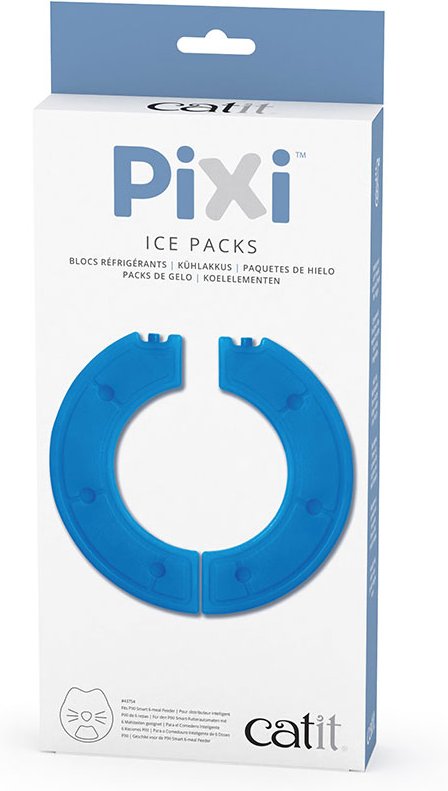 Catit Pixi Smart 6-Meal Futterautomat - Zubehör: 2 Stück Ersatz-Kühlakkus