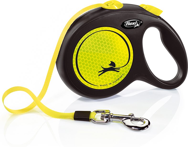 flexi New Neon Gurt-Leine, 5 m - Größe L: bis 50 kg