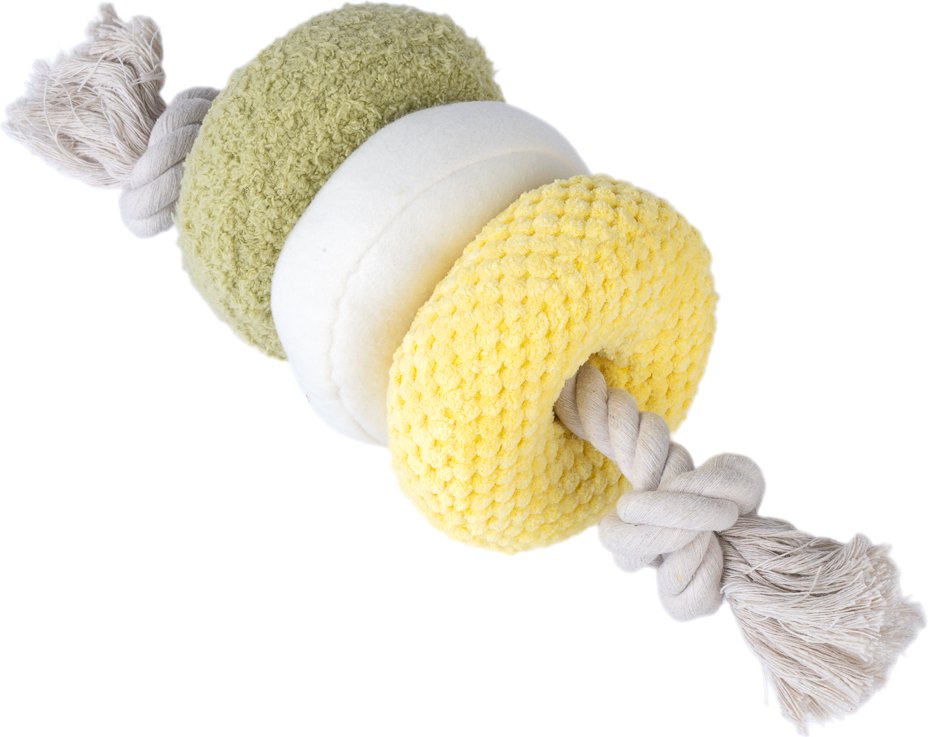 Modern Living Hundespielzeug Dalian mit Seil - Ø 12 x L 33 cm