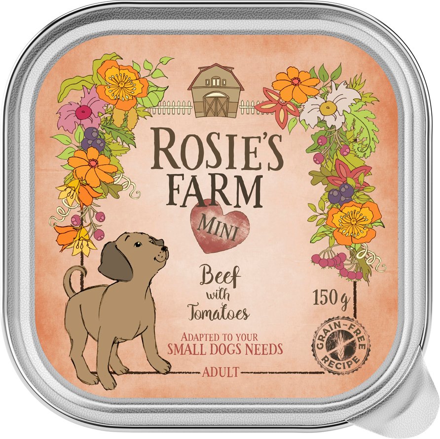 Rosie's Farm Mini 6 x 150 g - Rind mit Tomaten