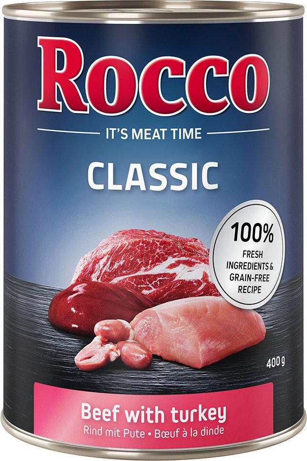 Sparpaket Rocco Classic 24 x 400 g - Rind mit Pute