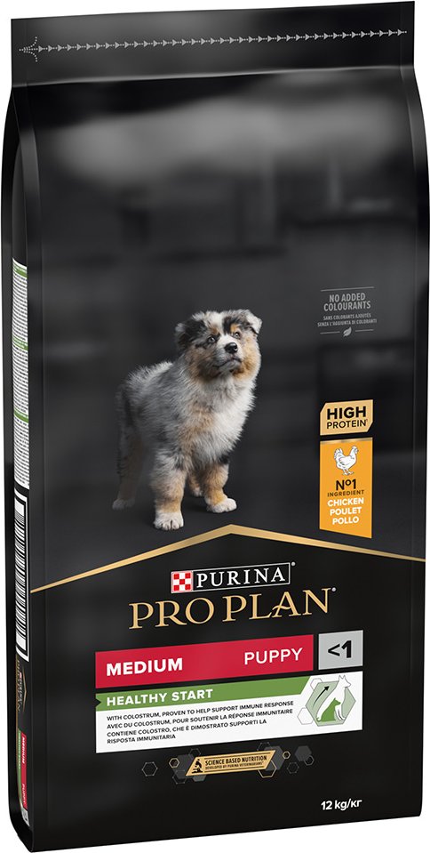 Sparpaket PURINA PRO PLAN 2 x Großgebinde - Medium Puppy Huhn & Reis (2 x 12 kg)