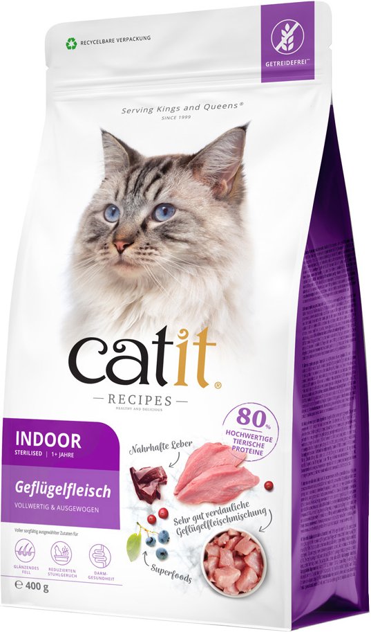 Catit Recipes Adult Indoor Sterilised - 400 g