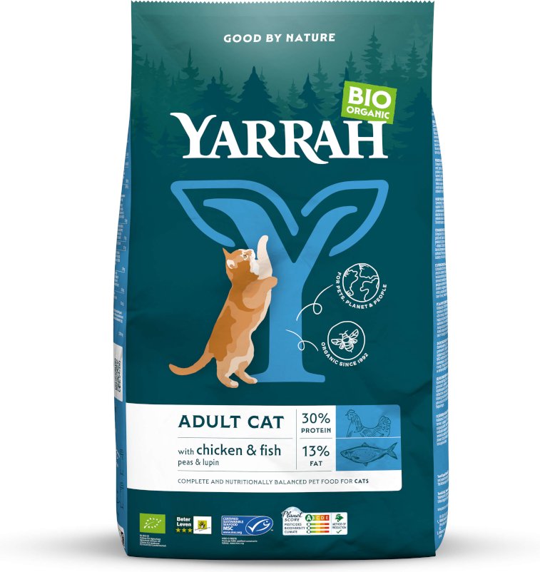 Yarrah Bio mit Bio-Huhn & Fisch - 10 kg