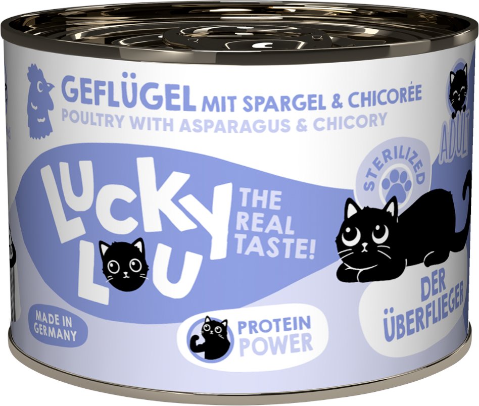 Sparpaket Lucky Lou Adult 24 x 200 g - Sterilized Geflügel
