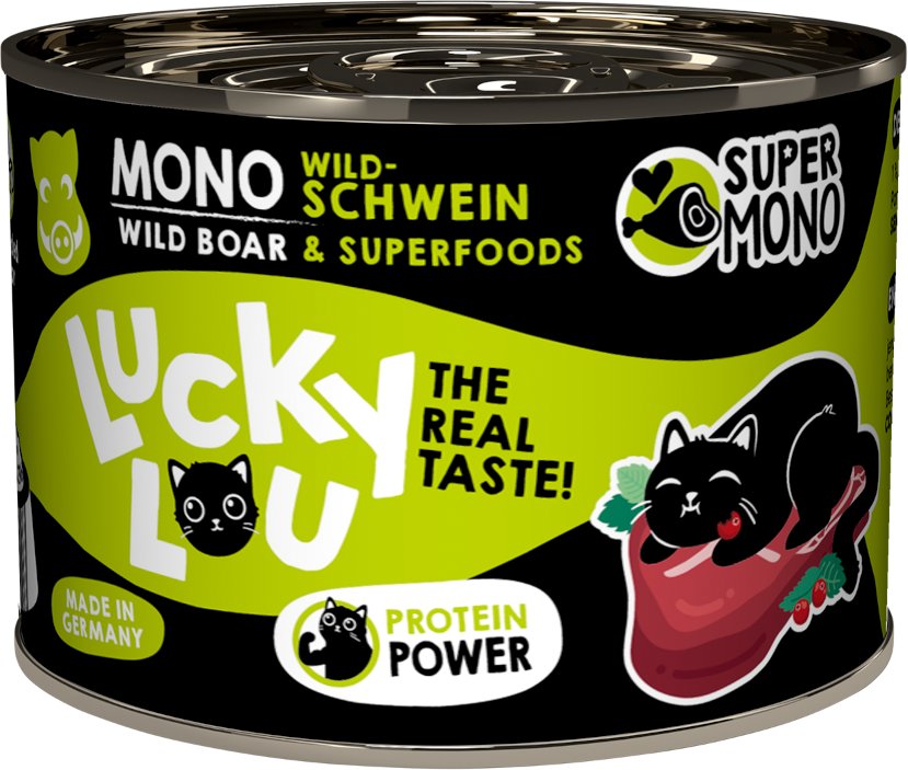 Lucky Lou SuperMono² 6 x 200 g - Wildschwein