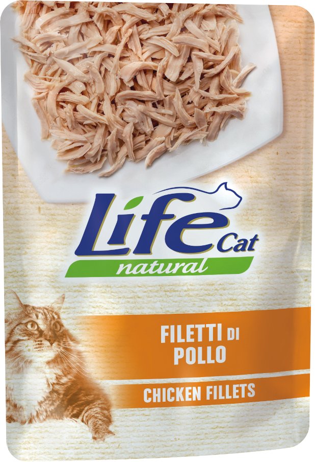 Life Cat Natural Adult 6 x 70 g - Hähnchenfilets