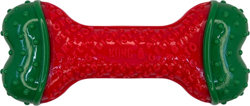 KONG Holiday CoreStrength Knochen - Größe S/M: ca. L 14 x B 5,7 x H 3,2 cm