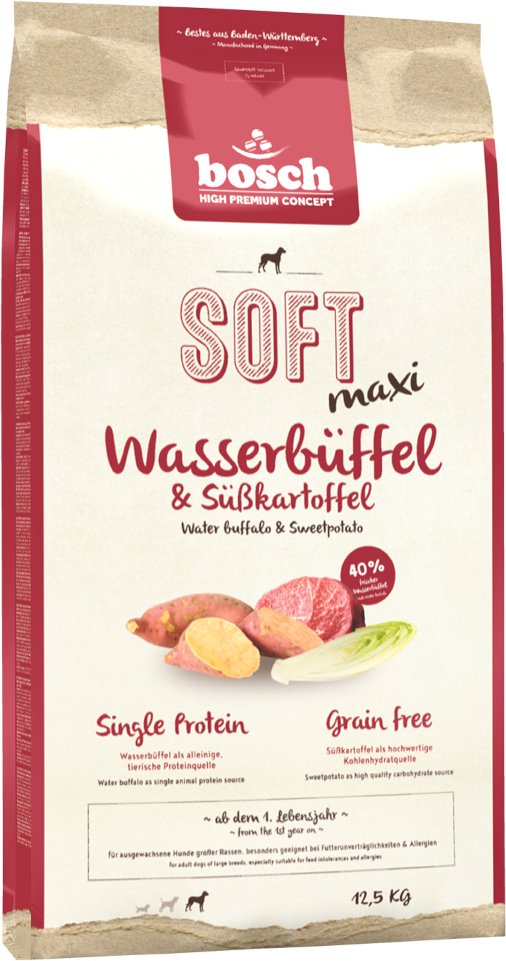 bosch HPC Soft Maxi Wasserbüffel & Süßkartoffel - 12,5 kg