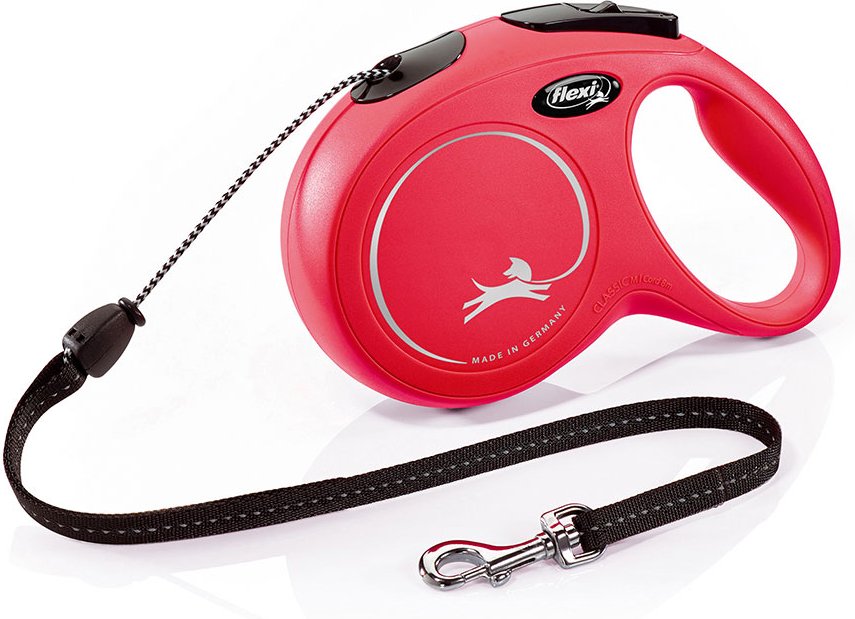 flexi New Classic Seil-Leine rot, 8 m - Größe M: bis 20 kg