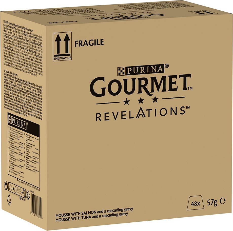 Sparpaket Gourmet Revelations Mousse 48 x 57 g - Lachs und Thunfisch