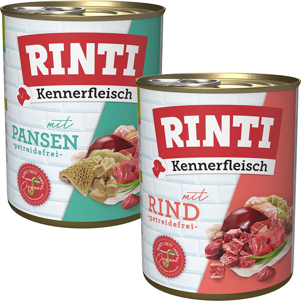 Sparpaket RINTI Kennerfleisch 12 x 800 g - Mixpaket Rind: 2 Sorten