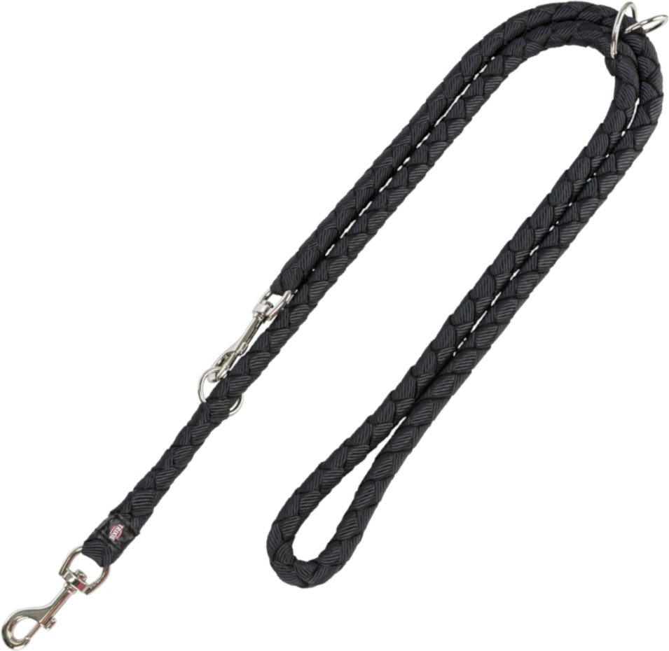 Trixie Cavo Verlängerungsleine, schwarz - Größe S-M: 200 cm lang, Ø 12 mm