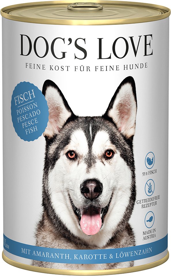 Dog´s Love Adult 6 x 400 g - Fisch