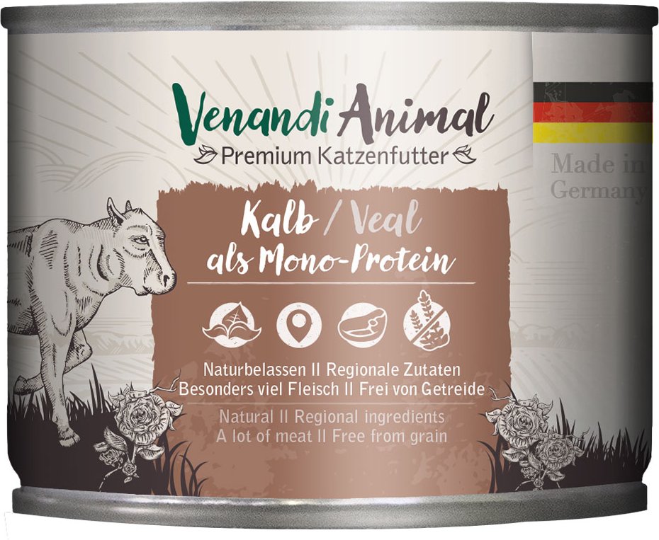 Thumbnail - Sparpaket Venandi Animal Monoprotein 24 x 200 g - Kalb