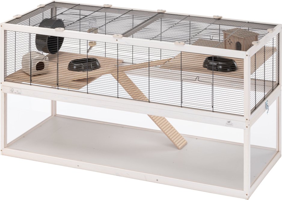 Ferplast Hamsterkäfig Domster 120 - L 120 x B 50 x H 66,5 cm