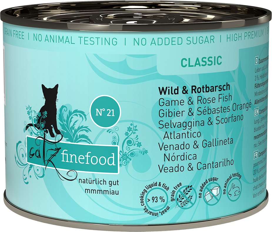 catz finefood 6 x 200 g - Wild & Rotbarsch