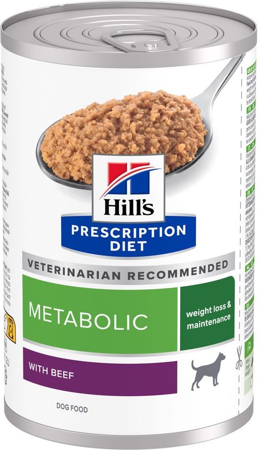 Hill's Prescription Diet Metabolic mit Rind - Sparpaket: 24 x 370 g