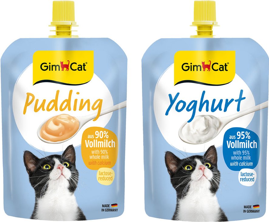 GimCat Mix: Pudding + Yoghurt für Katzen - 2 x 150 g
