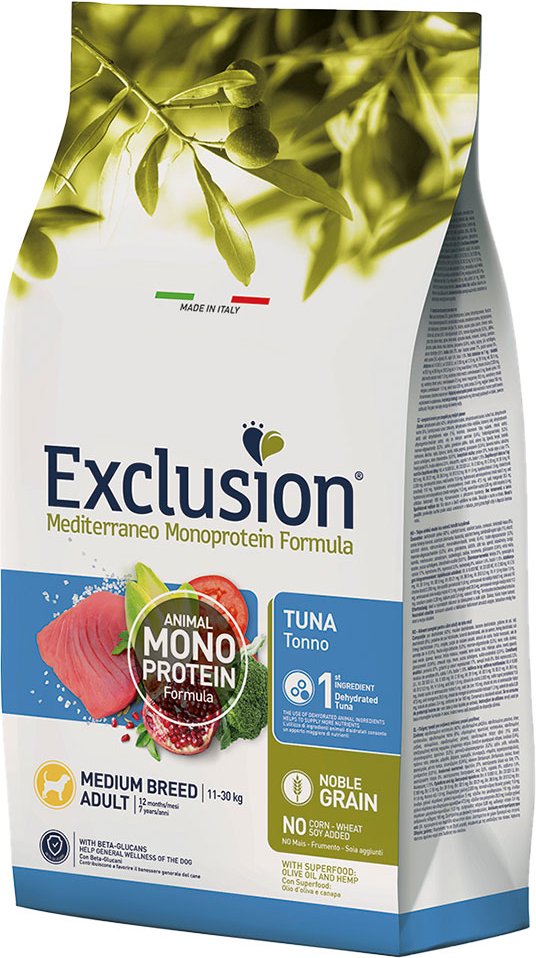 Exclusion Mediterraneo Adult Medium mit Thunfisch - 12 kg