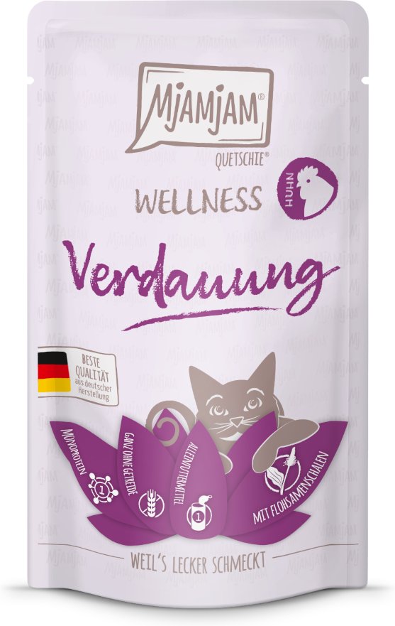 MjAMjAM Wellness 12 x 125 g - Verdauung - Huhn