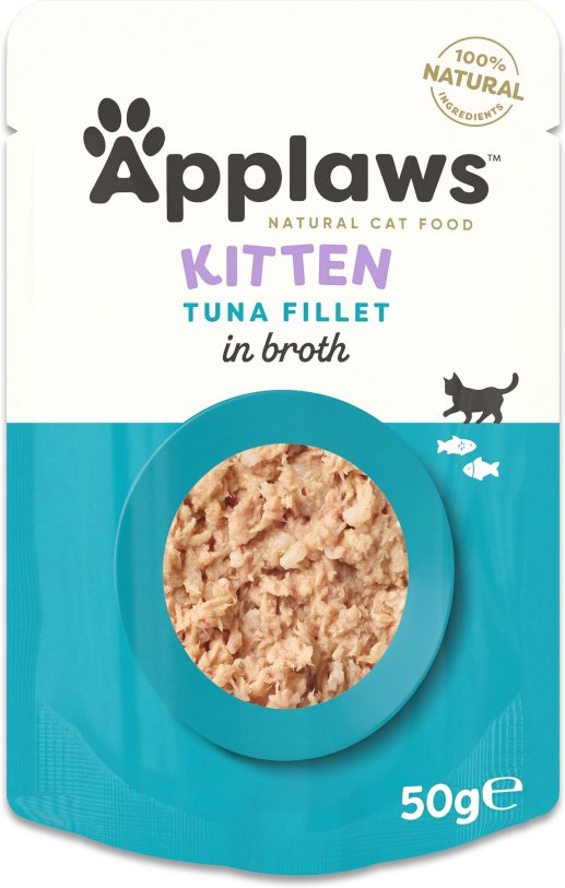 Applaws Natural Kitten in Brühe 12 x 50 g - Thunfischfilet