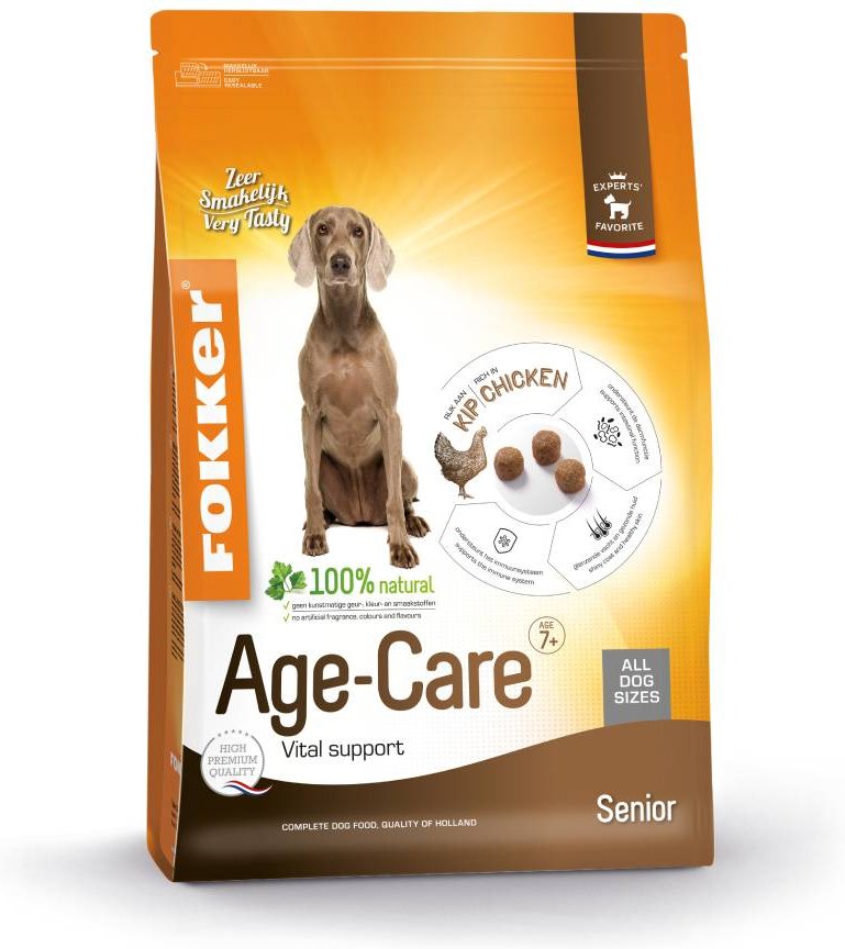Fokker Senior Age-Care Hundefutter - 13 kg