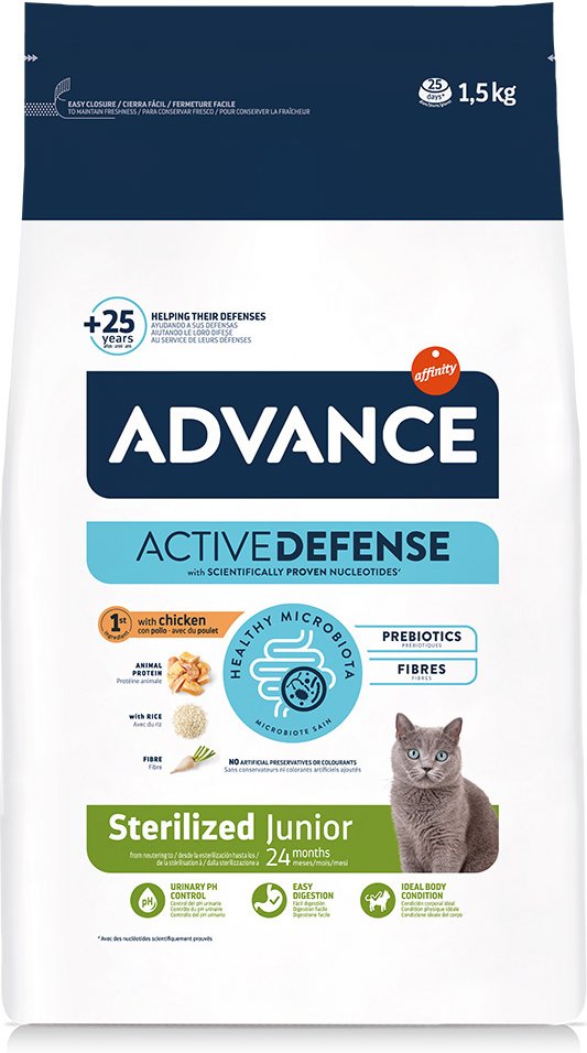 Advance Sterilized Junior mit Huhn - 1,5 kg