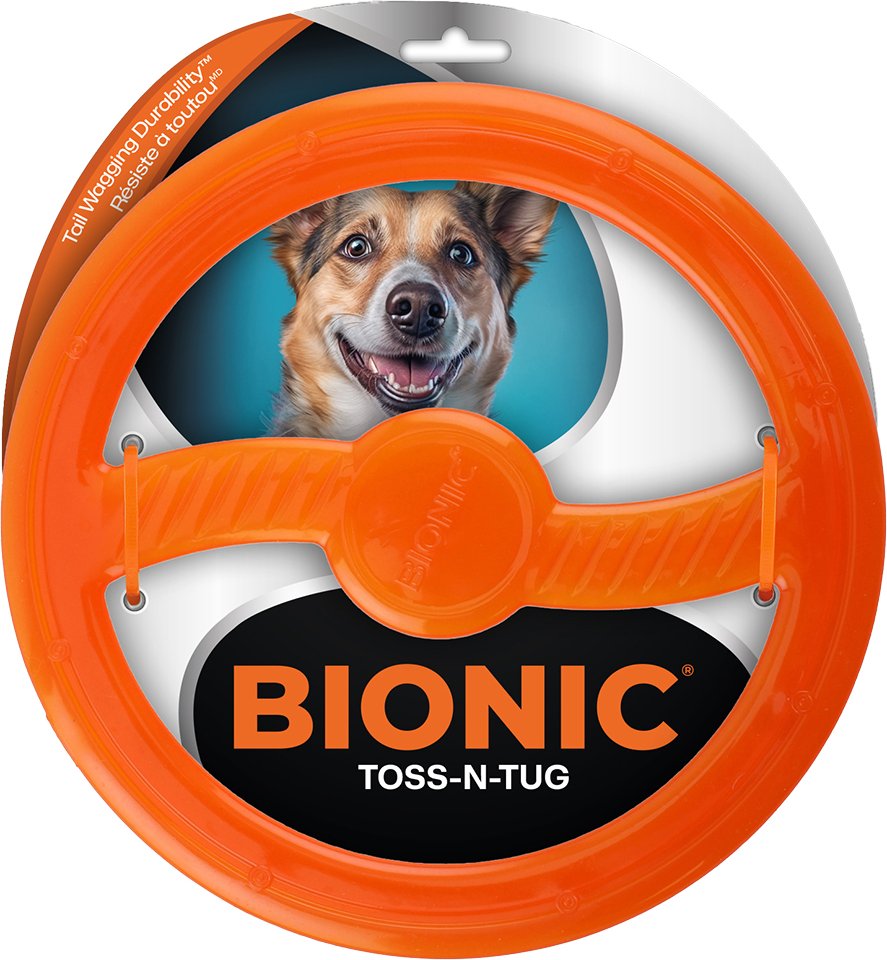 BIONIC Toss-N-Tug Wurfring für Hunde - Ø 22,7 cm
