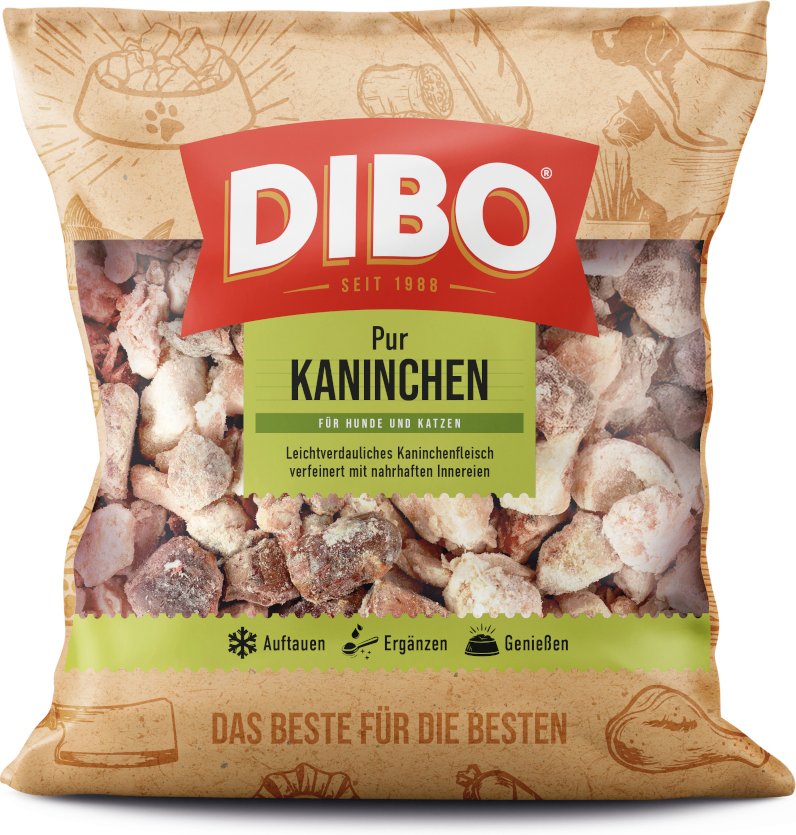 DIBO Frostfutter Kaninchen - 14 x 1000 g