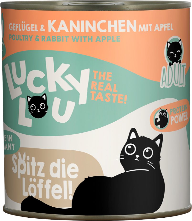 Lucky Lou Adult 6 x 800 g - Geflügel & Kaninchen