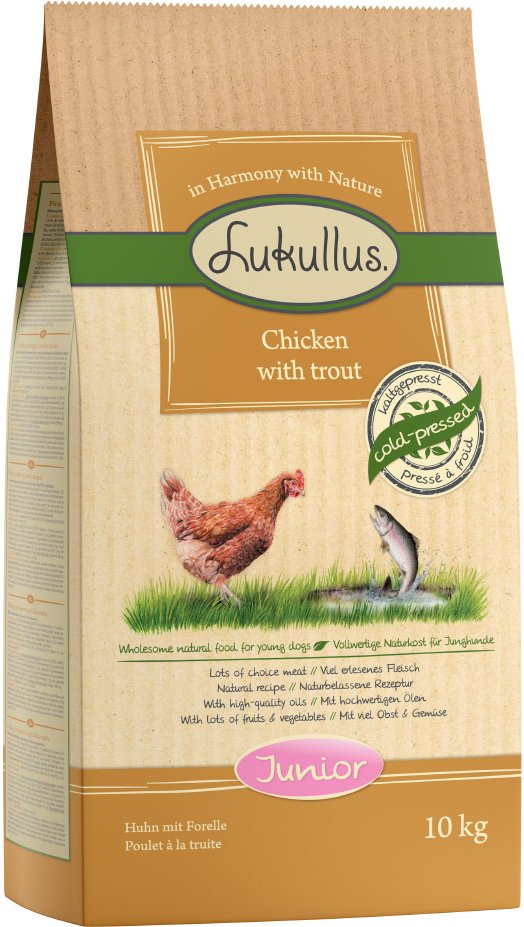 Thumbnail - Sparpaket Lukullus 2 x 10/15 kg - Junior Huhn & Forelle (2 x 10 kg)
